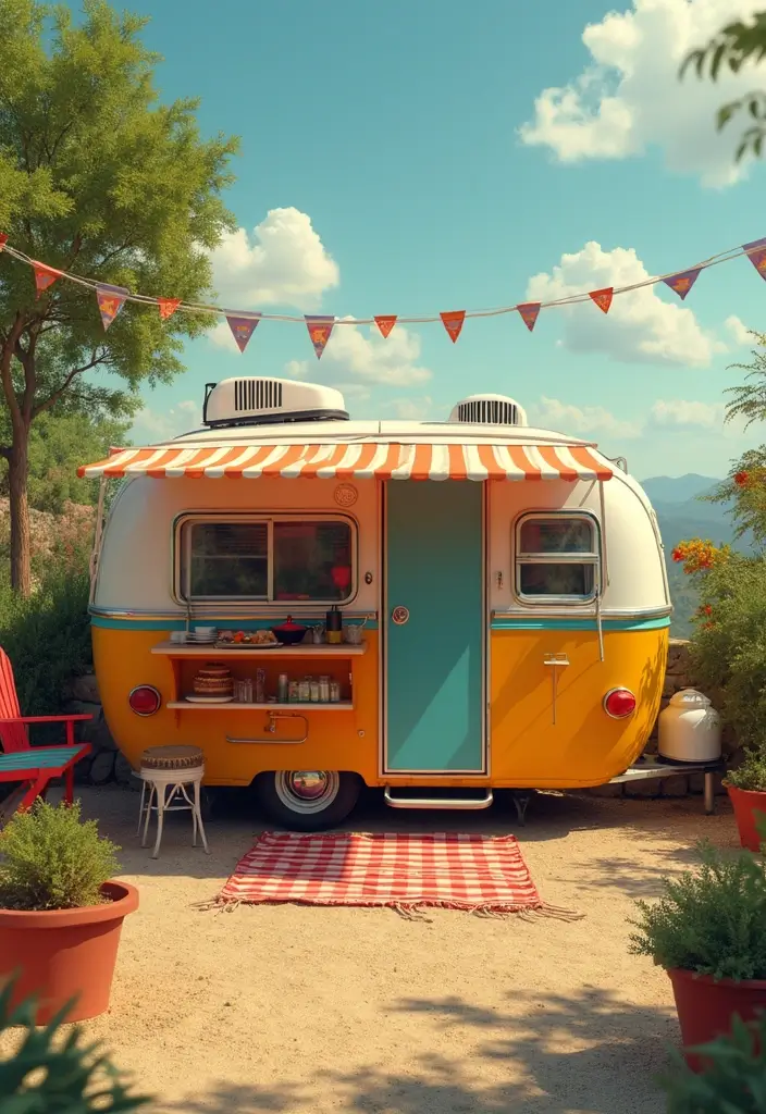 25 Backyard BBQ Area Designs Perfect for Weekend Parties 24 25 Backyard BBQ Area Designs Perfect for Weekend Parties 24. Retro Caravan BBQ Area