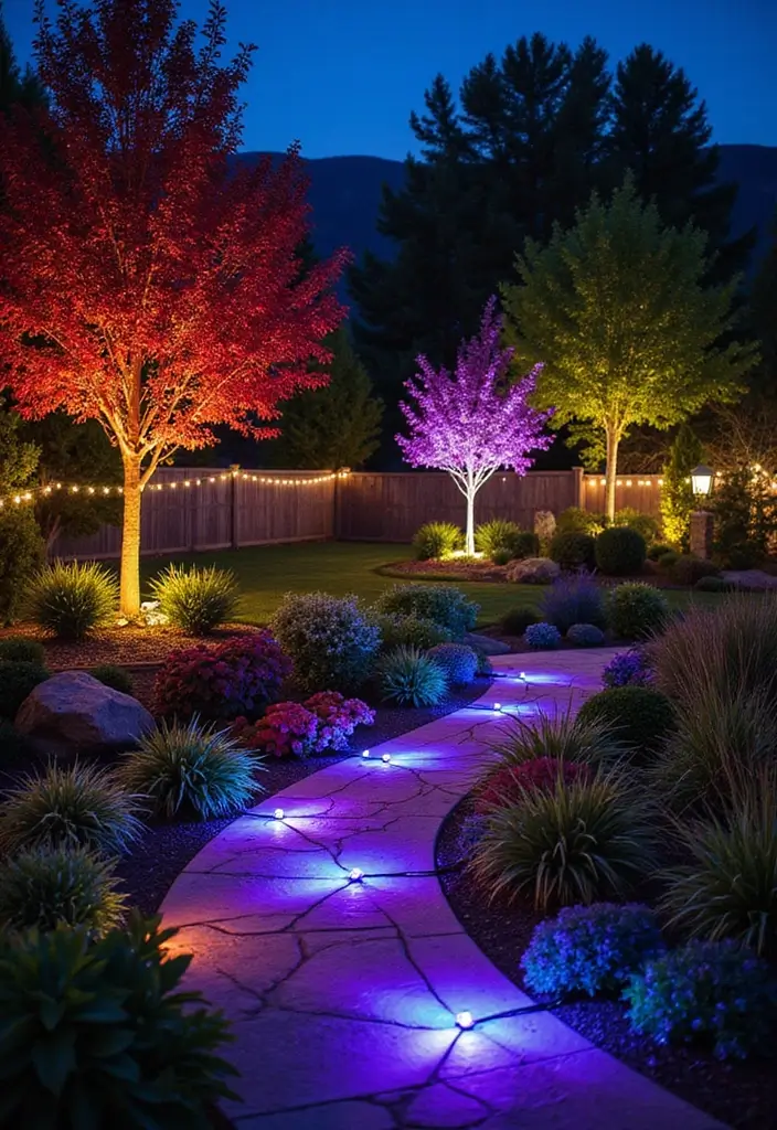 25 Backyard Oasis Ideas That Feel Like Escaping Reality 11 25 Backyard Oasis Ideas That Feel Like Escaping Reality 11. Colorful Garden Lighting