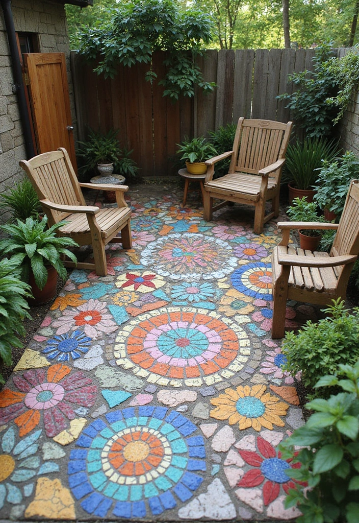 25 Backyard Oasis Ideas That Feel Like Escaping Reality 18 25 Backyard Oasis Ideas That Feel Like Escaping Reality 18. Mosaic Patio Area