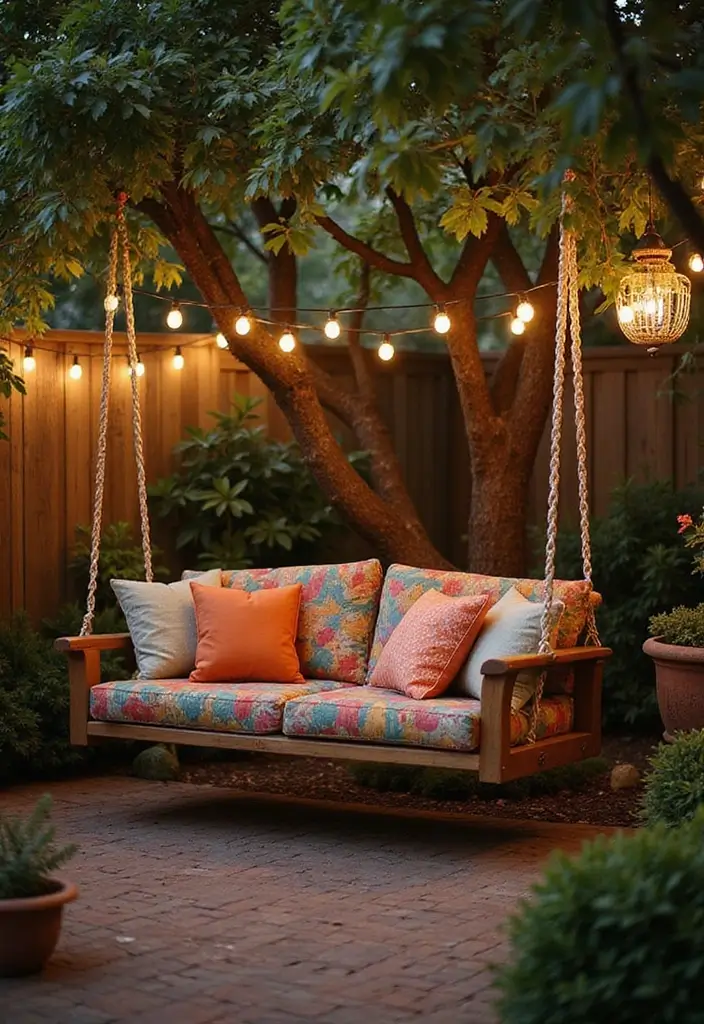 25 Backyard Oasis Ideas That Feel Like Escaping Reality 8 25 Backyard Oasis Ideas That Feel Like Escaping Reality 8. Swing Bench Delight