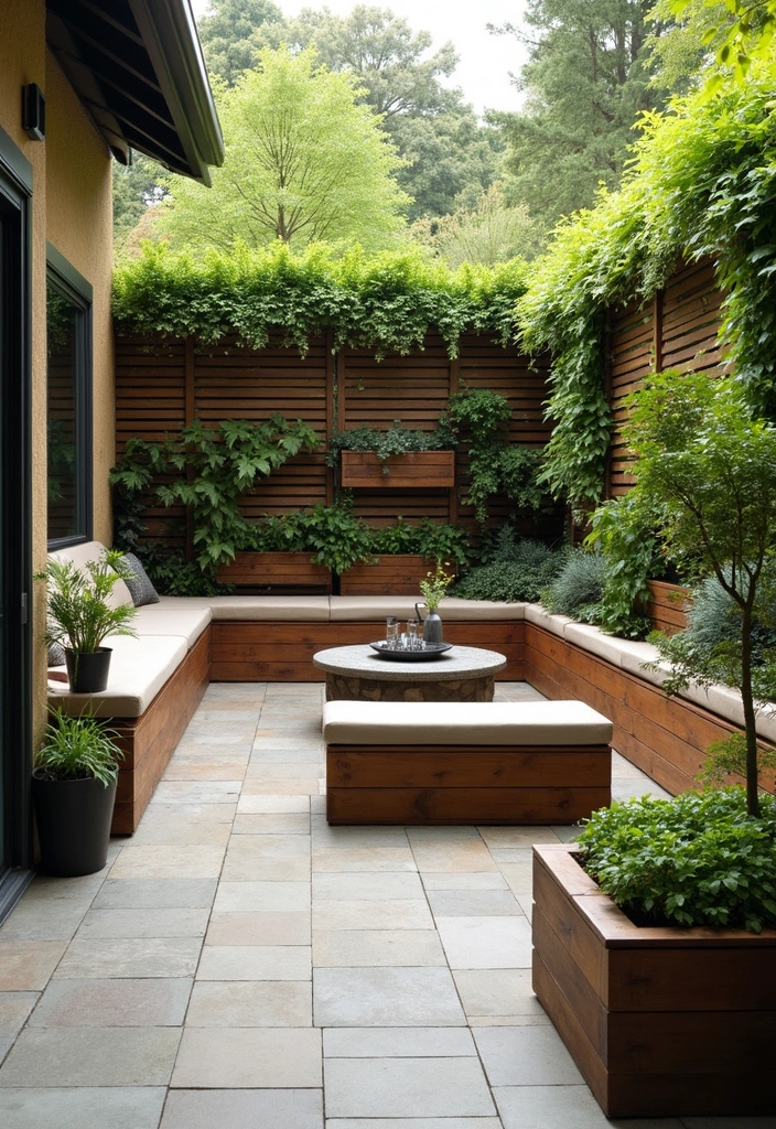 25 Backyard Retaining Wall Ideas That Add Function and Style 13 25 Backyard Retaining Wall Ideas That Add Function and Style 13. Integrated Seating Walls