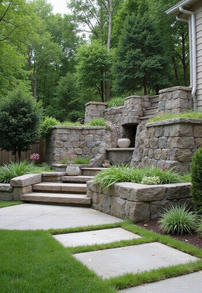 25 Backyard Retaining Wall Ideas That Add Function and Style 18 25 Backyard Retaining Wall Ideas That Add Function and Style 18. Freestanding Sculptural Walls