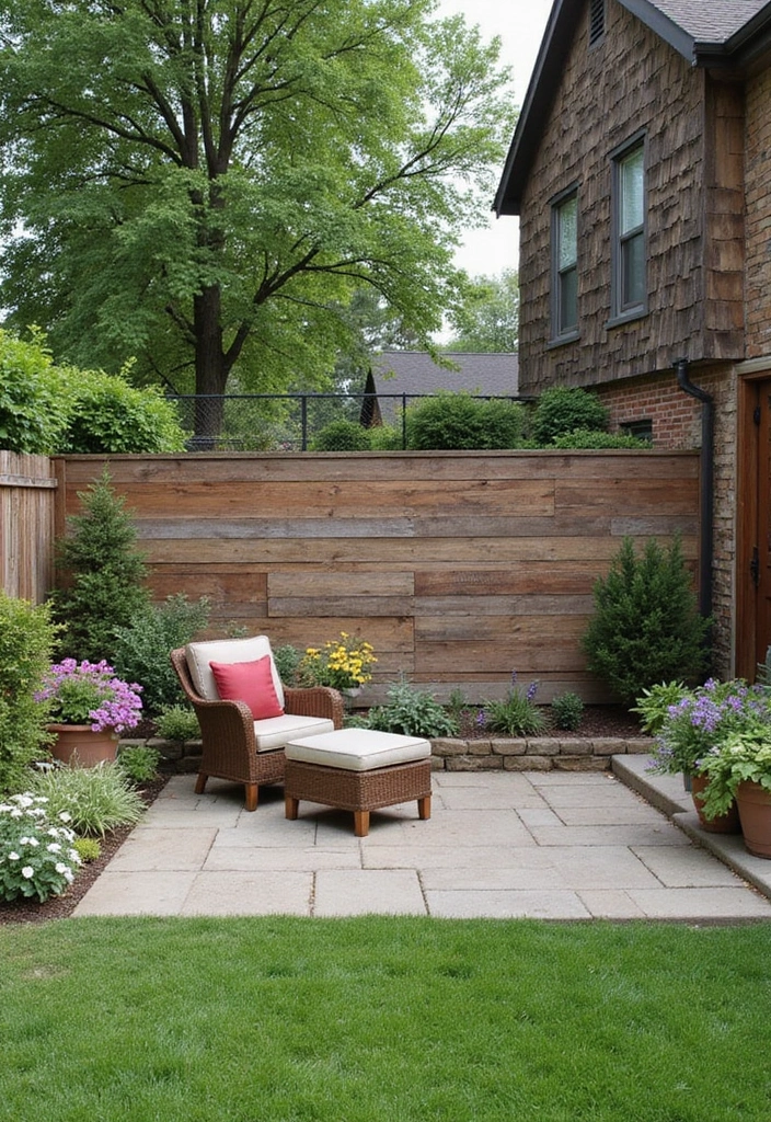 25 Backyard Retaining Wall Ideas That Add Function and Style 2 25 Backyard Retaining Wall Ideas That Add Function and Style 2. Reclaimed Wood Elegance