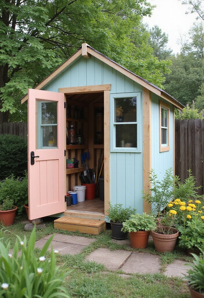 25 Backyard Shed Ideas That Add Storage With Style 1. Repurposed Pallet Shed