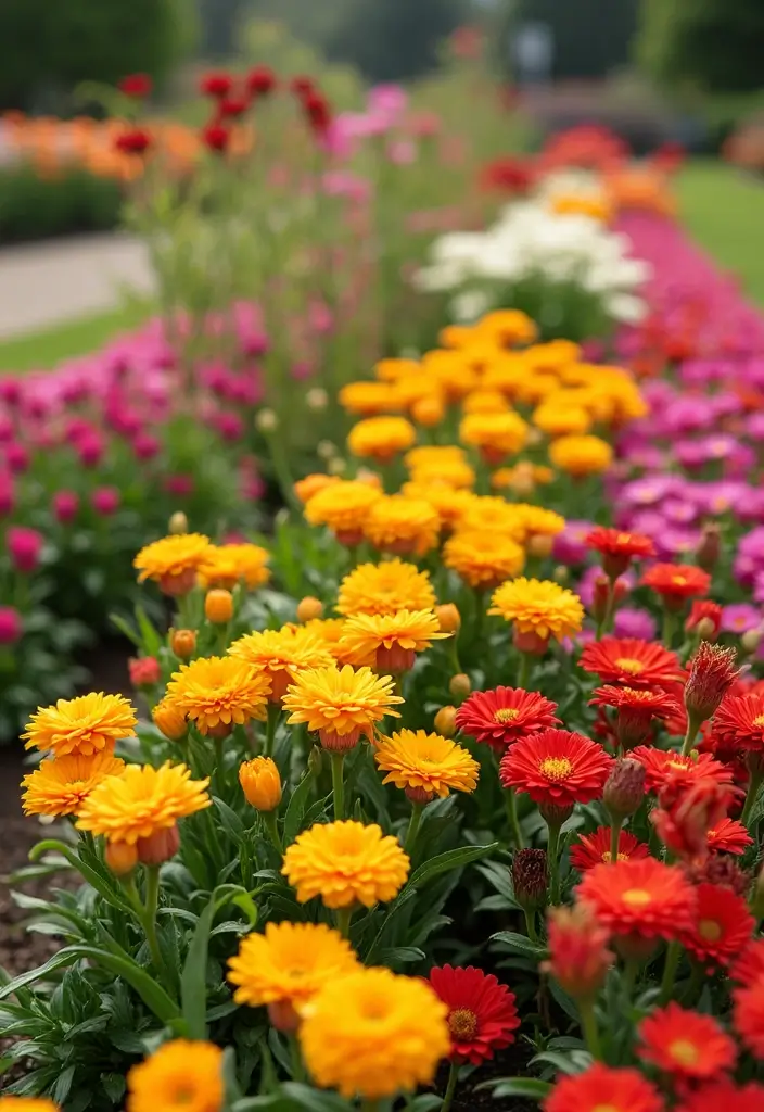 25 Bloxburg Backyard Designs That Feel Realistic and Fun 8. Colorful Flower Beds