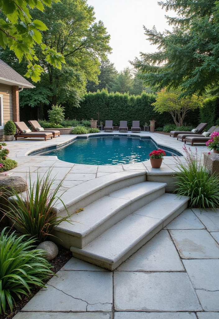 25 Small Backyard Pools That Maximize Every Inch 3. The Raised Pool Deck
