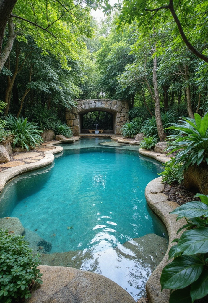 25 Small Backyard Pools That Maximize Every Inch 7. Natural Pool Design