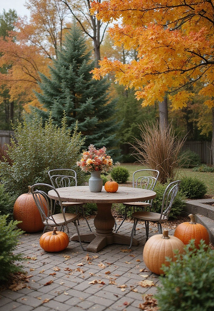 27 Backyard Decoration Ideas That Instantly Refresh Spaces - 23. Seasonal Decor with Nature
