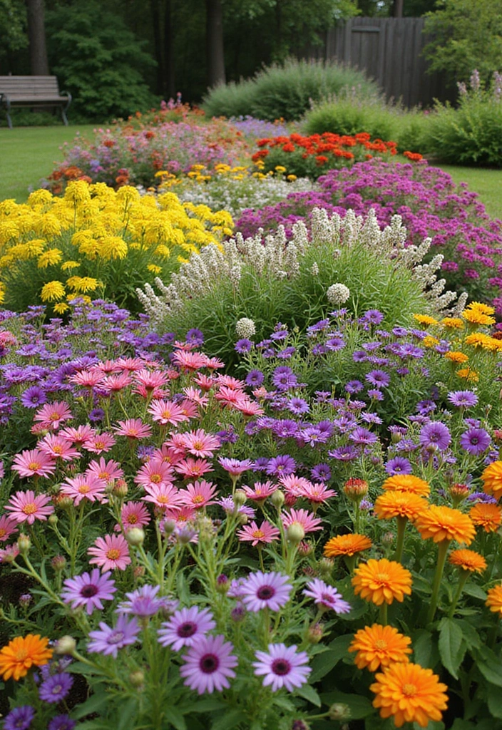 27 Backyard Decoration Ideas That Instantly Refresh Spaces - 26. Colorful Flower Beds