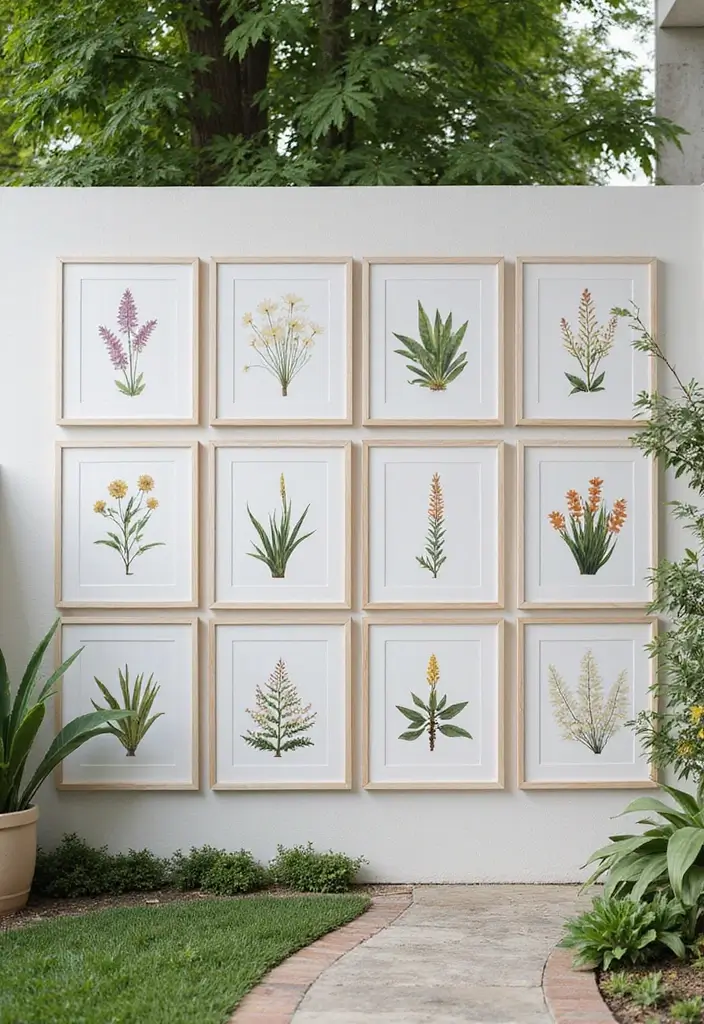27 Backyard Inspo Pins People Can’t Stop Saving - 12. Botanical Wall Art