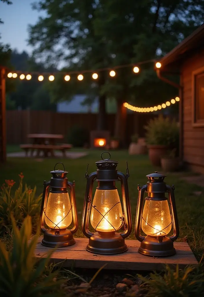 27 Backyard Inspo Pins People Can’t Stop Saving - 16. Vintage Lanterns
