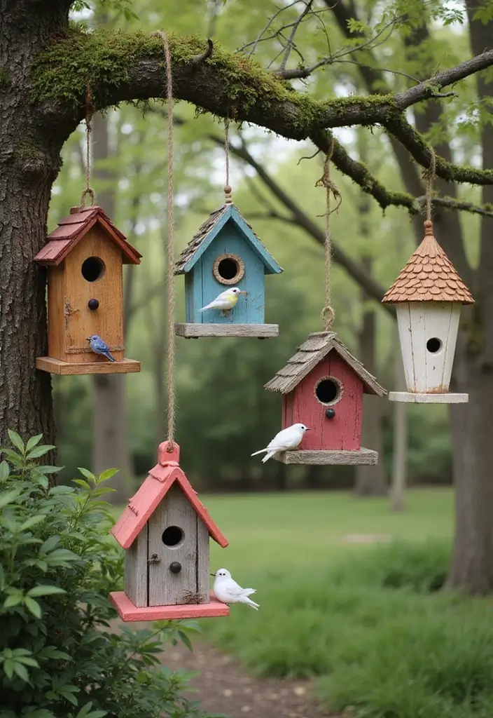 27 Backyard Inspo Pins People Can’t Stop Saving - 17. Charming Birdhouses