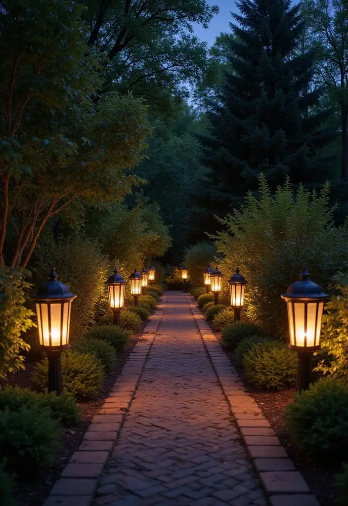 27 Backyard Inspo Pins People Can’t Stop Saving - 26. Magical Lantern Pathway