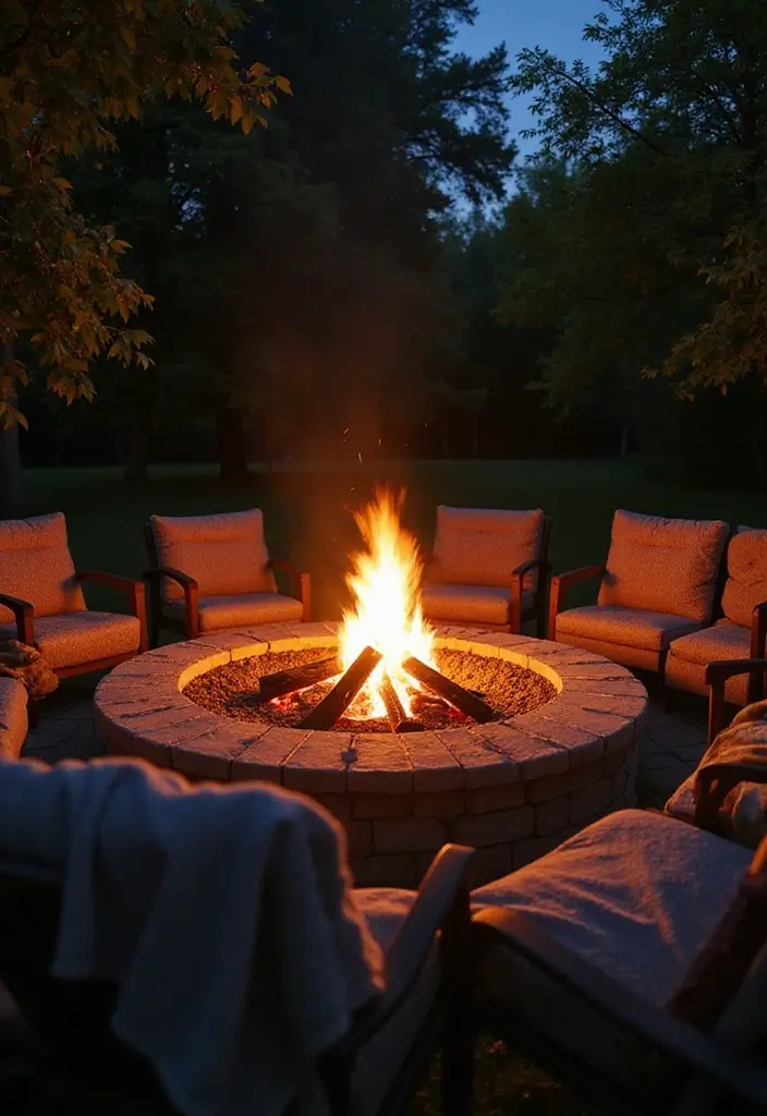 27 Backyard Inspo Pins People Can’t Stop Saving - 3. Cozy Fire Pit Gathering