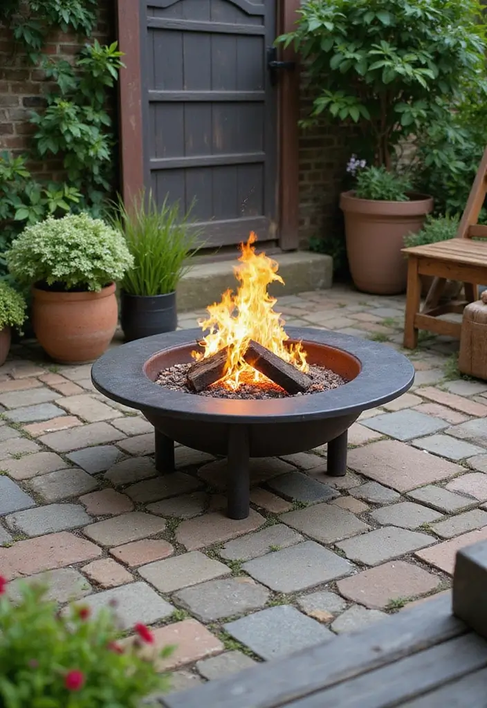 27 Backyard Landscaping With Fire Pit Inspirations 11 27 Backyard Landscaping With Fire Pit Inspirations 11. Fire Pit with Paved Seating Area