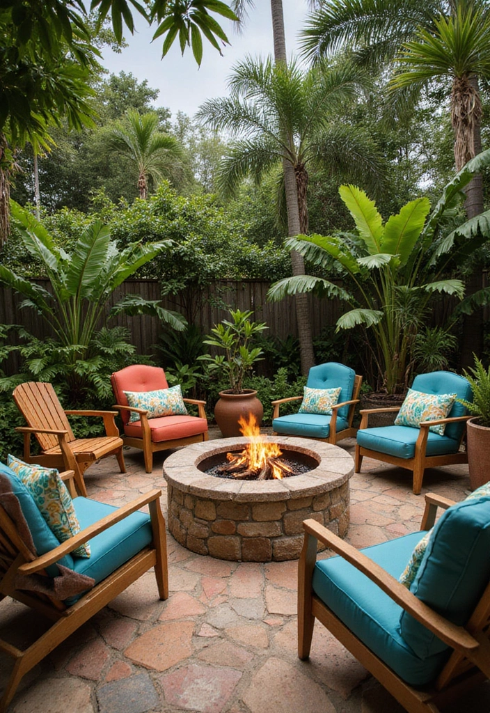 27 Backyard Landscaping With Fire Pit Inspirations 20 27 Backyard Landscaping With Fire Pit Inspirations 20. Fire Pit with an Island Theme