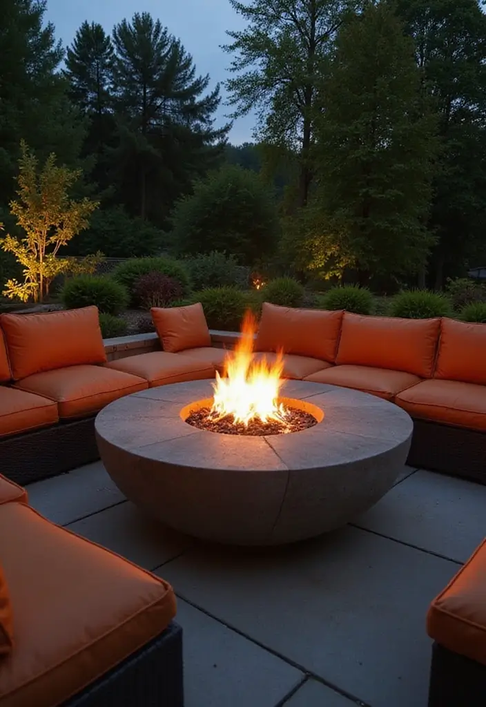 27 Backyard Landscaping With Fire Pit Inspirations 5 27 Backyard Landscaping With Fire Pit Inspirations 5. Fire Pit with Built in Seating