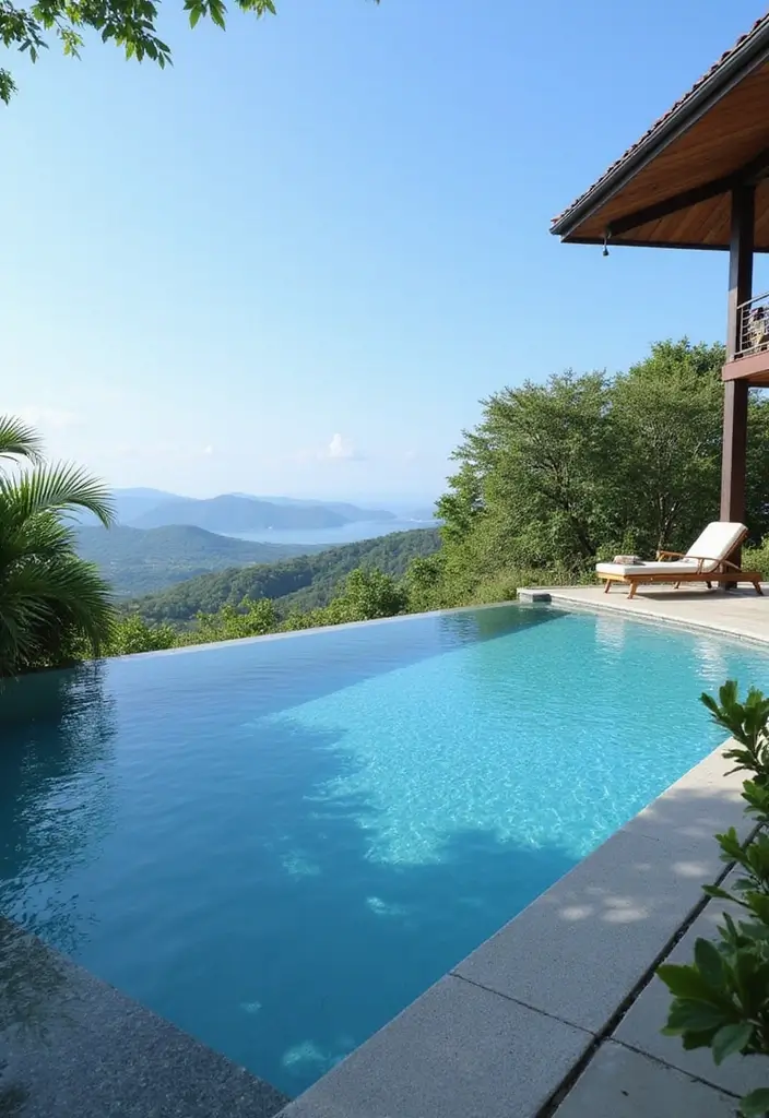 27 Backyard Landscaping With Pool That Look Breathtaking - 1. Infinity Pool Paradise