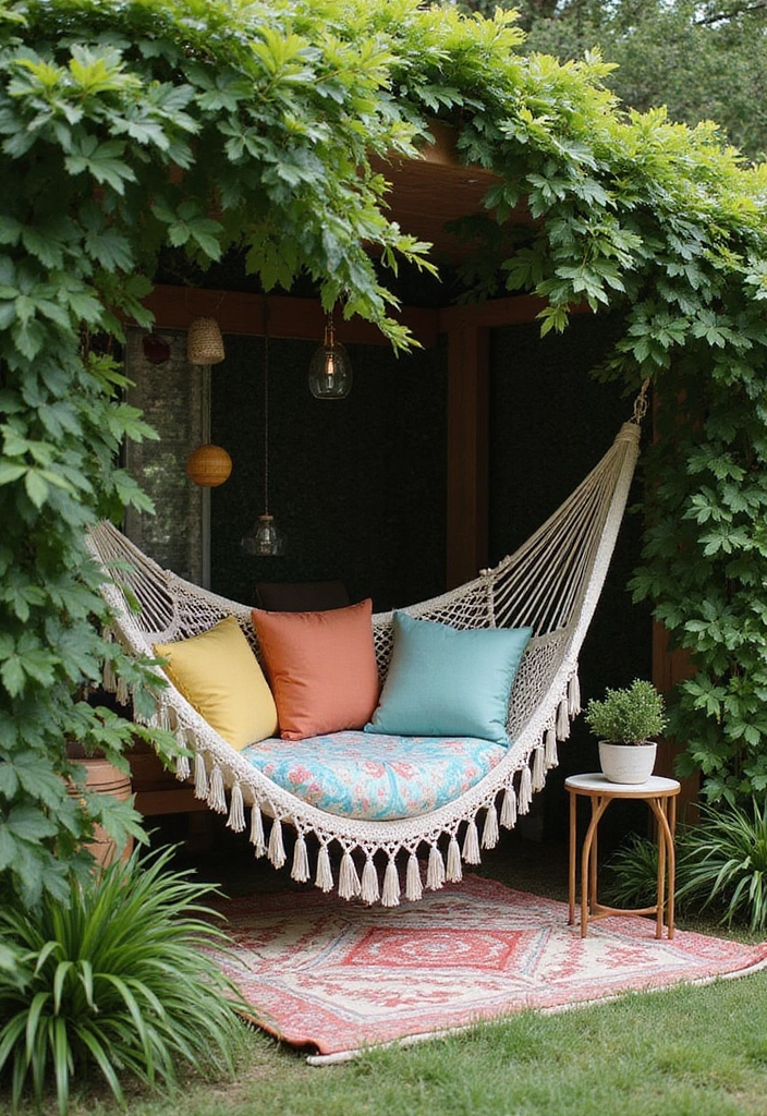 27 Backyard Patio Ideas Pinterest Users Are Loving 14. Cozy Hammock Nook