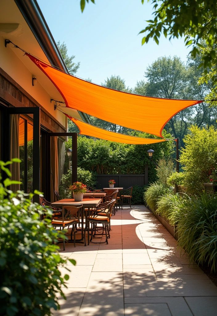 27 Backyard Patio Ideas Pinterest Users Are Loving 20. Shade Sails