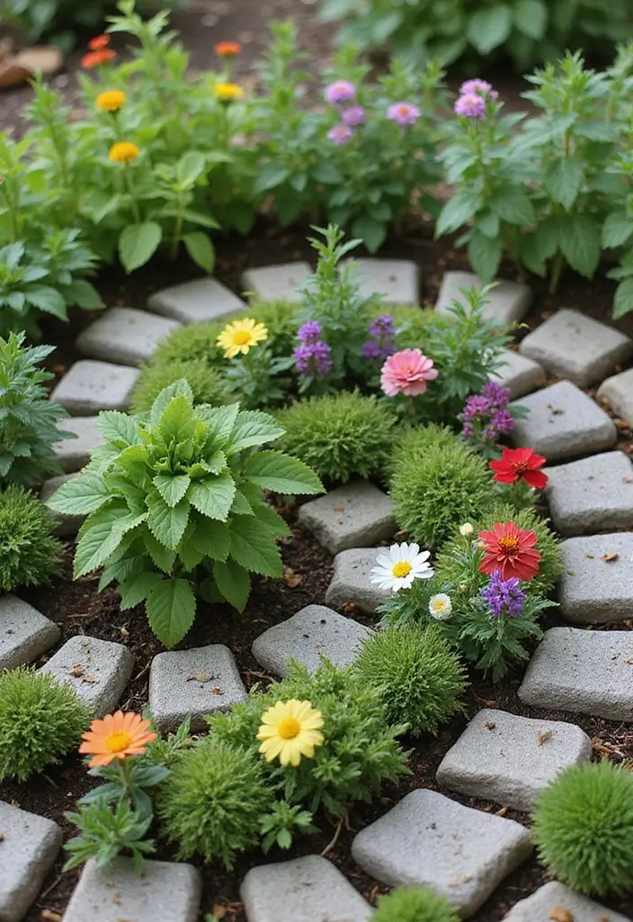 27 Backyard Patio Ideas Pinterest Users Are Loving 9. Herb Spiral Garden