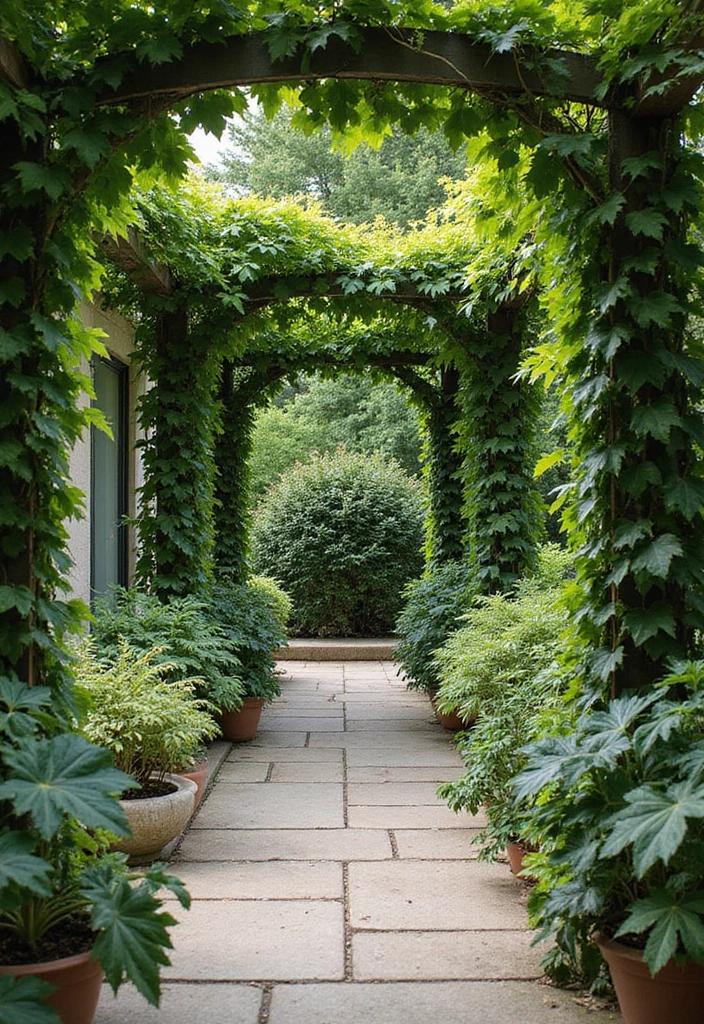 27 Backyard Patio Inspirations Everyone Will Want to Copy 24. Climbing Plants for Coverage