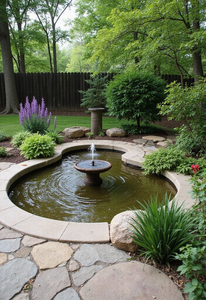 27 Backyard Patio Inspirations Everyone Will Want to Copy 7. Sustainable Water Features