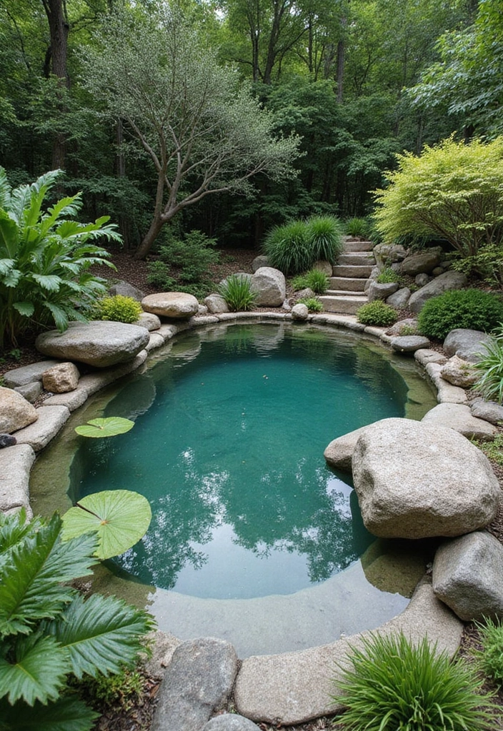 27 Pool in Backyard Ideas That Turn Homes Into Resorts - 12. Organic Pond Pools