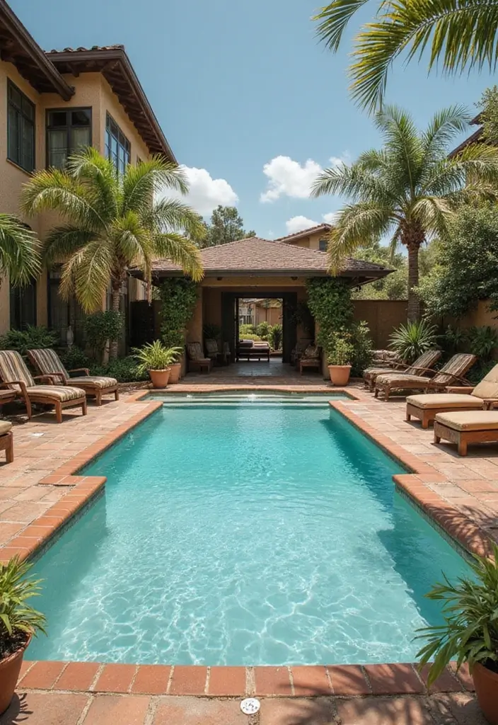 27 Pool in Backyard Ideas That Turn Homes Into Resorts - 20. Vintage Inspired Pools