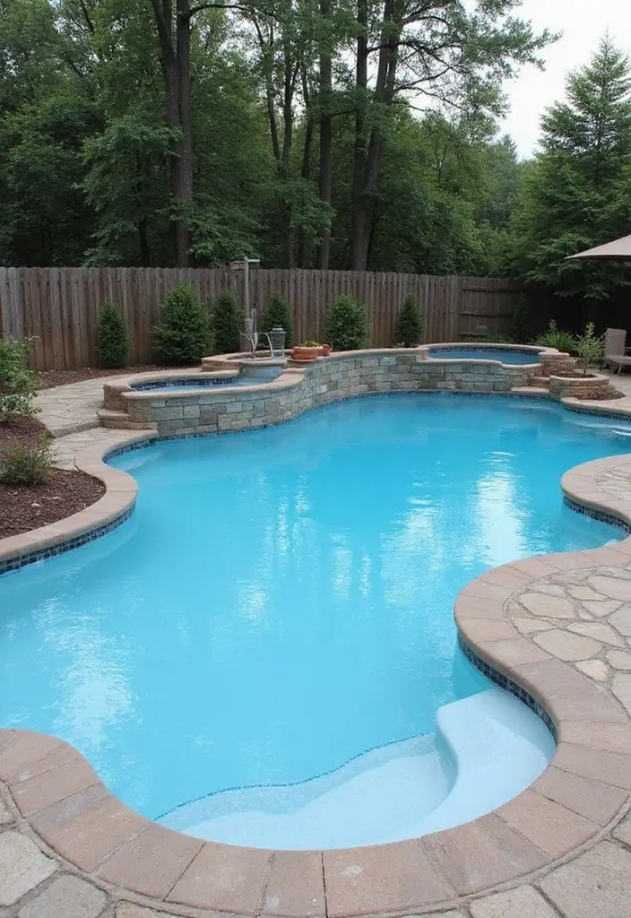 27 Pool in Backyard Ideas That Turn Homes Into Resorts - 23. Custom Pool Shapes