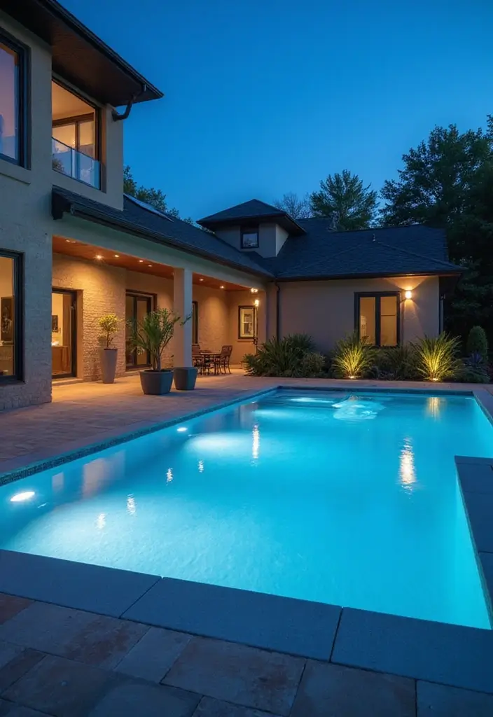 27 Pool in Backyard Ideas That Turn Homes Into Resorts - 8. Smart Technology Integration