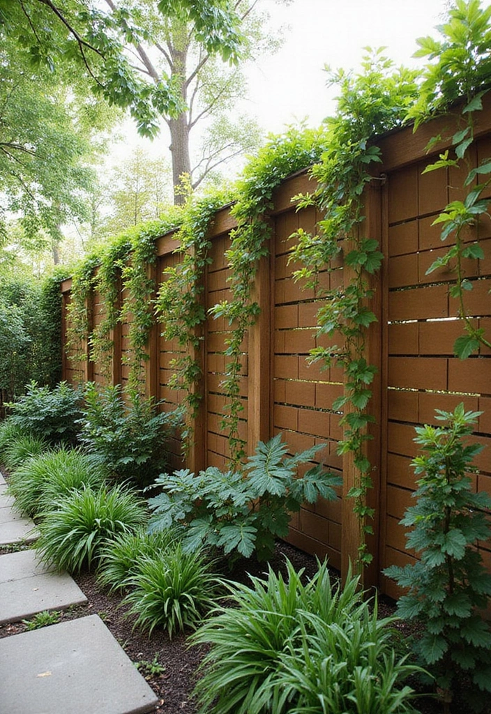 27 Sloped Backyard Ideas That Turn Challenges Into Charm 17 27 Sloped Backyard Ideas That Turn Challenges Into Charm 17. Fencing and Privacy Screens