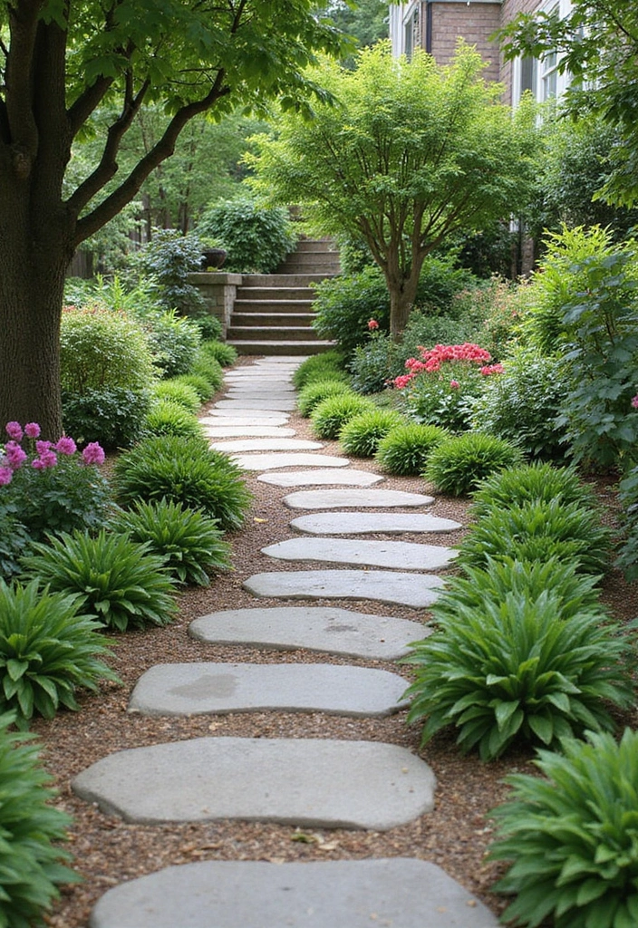 27 Sloped Backyard Ideas That Turn Challenges Into Charm 4 27 Sloped Backyard Ideas That Turn Challenges Into Charm 4. Pathways and Stepping Stones
