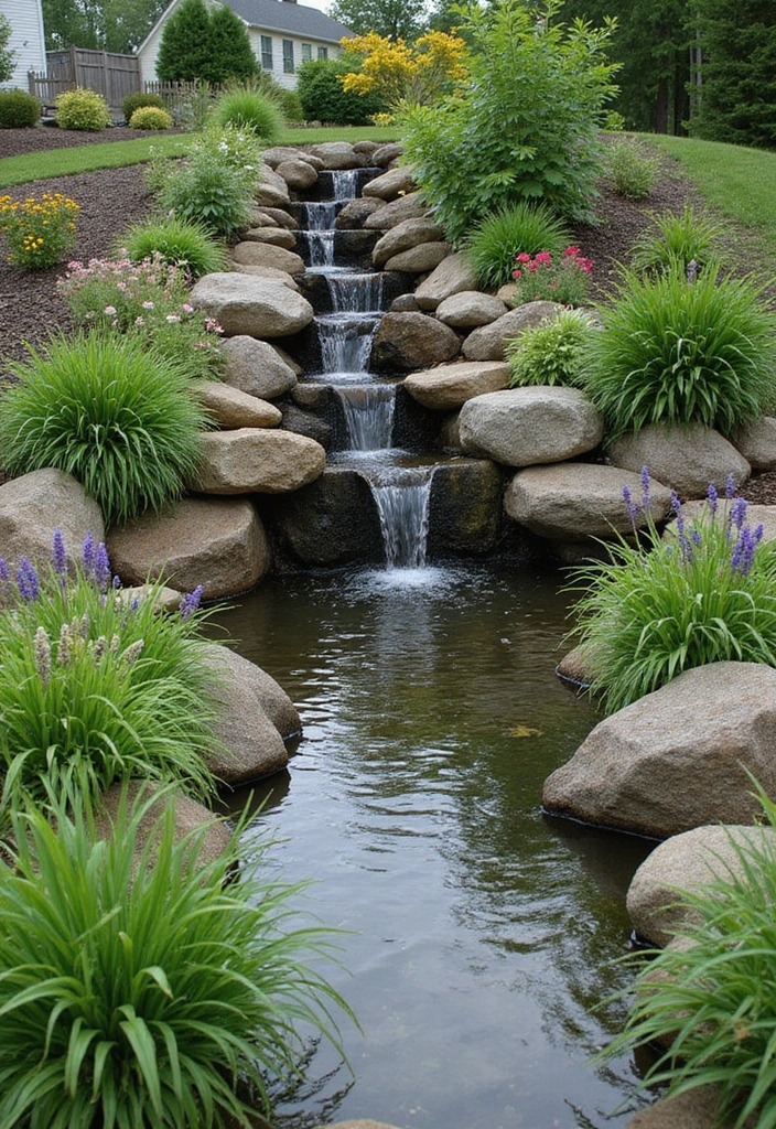 27 Sloped Backyard Ideas That Turn Challenges Into Charm 5 27 Sloped Backyard Ideas That Turn Challenges Into Charm 5. Water Features