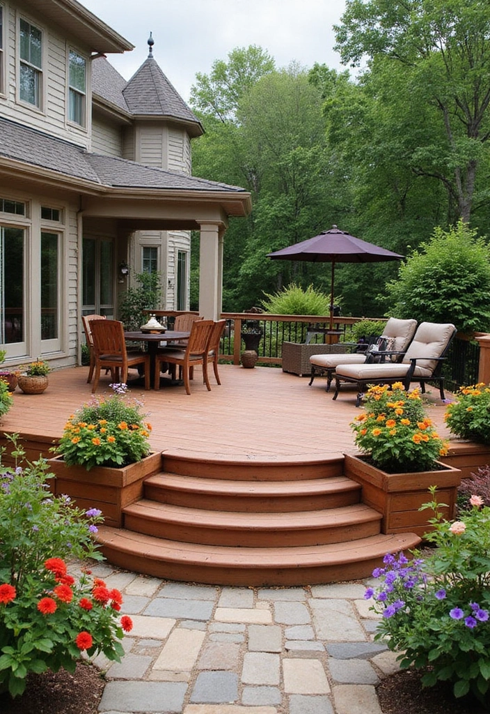27 Small Backyard Deck Ideas That Maximize Tight Spaces - 4. Multi-Level Decks