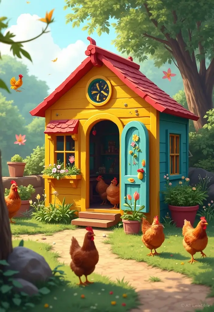 28 Backyard Chicken Coop Designs That Look Charming 12. Playhouse Chicken Coop