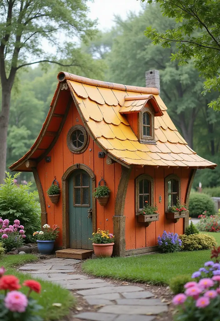 28 Backyard Chicken Coop Designs That Look Charming 18. Fairy Tale Coop