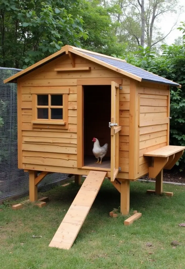 28 Backyard Chicken Coop Designs That Look Charming 22. Shed Style Coop