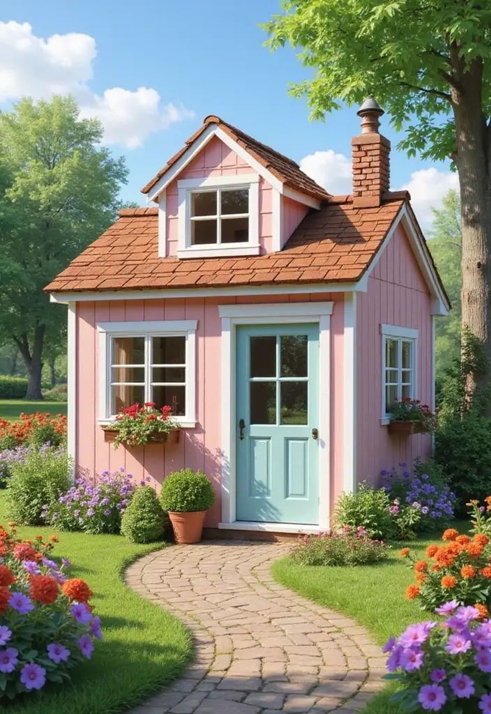 28 Backyard Chicken Coop Designs That Look Charming 3. Cottage Style Coop