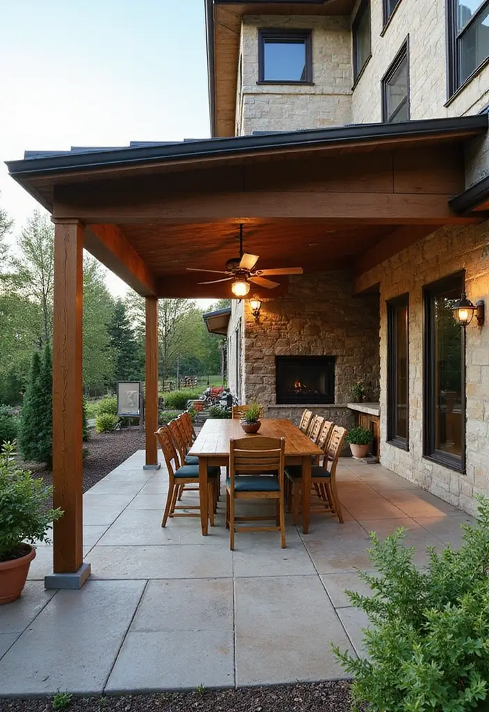 28 Backyard Covered Patio Ideas for All Seasons - 27. Multi-Level Patios