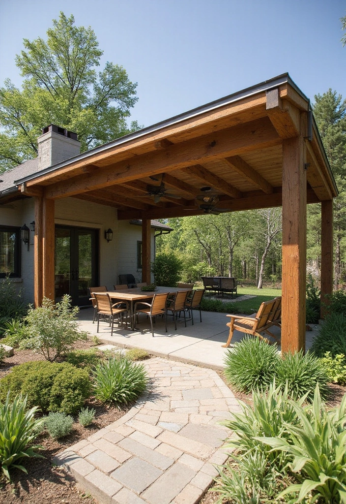 28 Backyard Covered Patio Ideas for All Seasons - 28. Eco-Friendly Designs