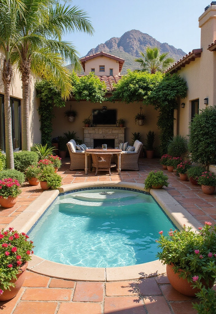 28 Backyard Jacuzzi Setups That Feel Like a Spa Retreat 14 28 Backyard Jacuzzi Setups That Feel Like a Spa Retreat 14. Mediterranean Escape