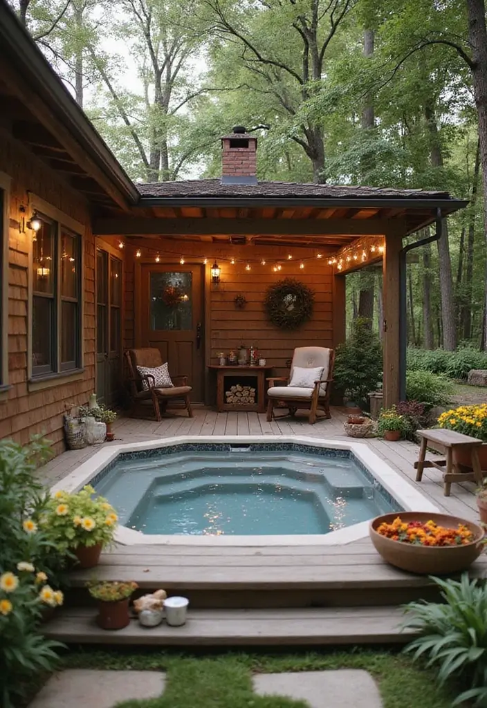 28 Backyard Jacuzzi Setups That Feel Like a Spa Retreat 16 28 Backyard Jacuzzi Setups That Feel Like a Spa Retreat 16. Farmhouse Chic