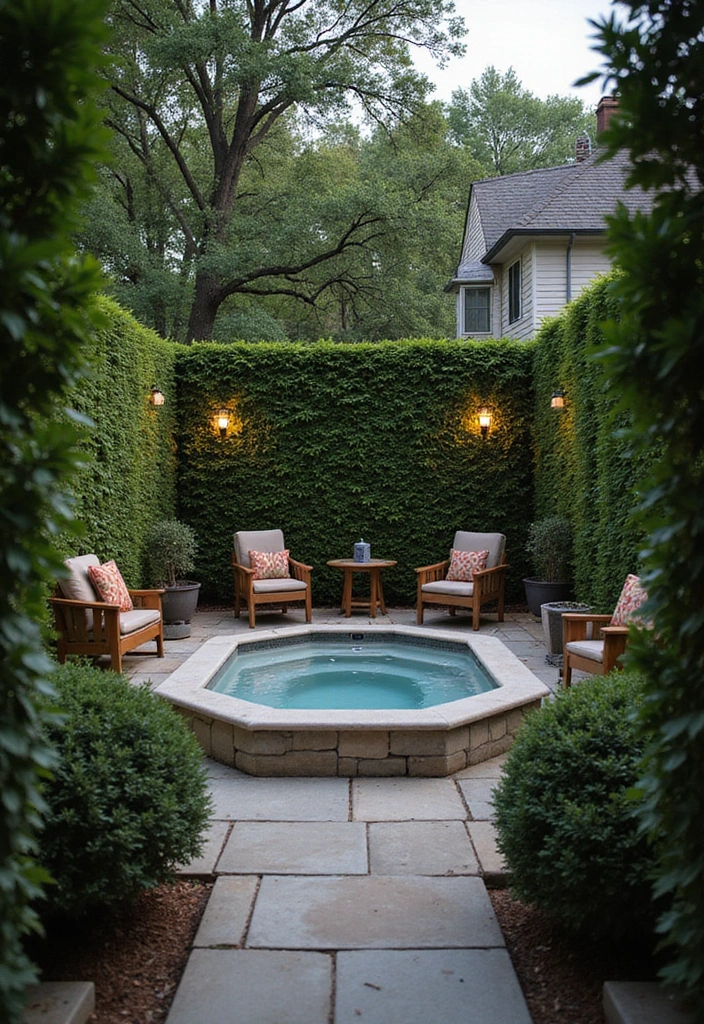 28 Backyard Jacuzzi Setups That Feel Like a Spa Retreat 19 28 Backyard Jacuzzi Setups That Feel Like a Spa Retreat 19. Secluded Retreat