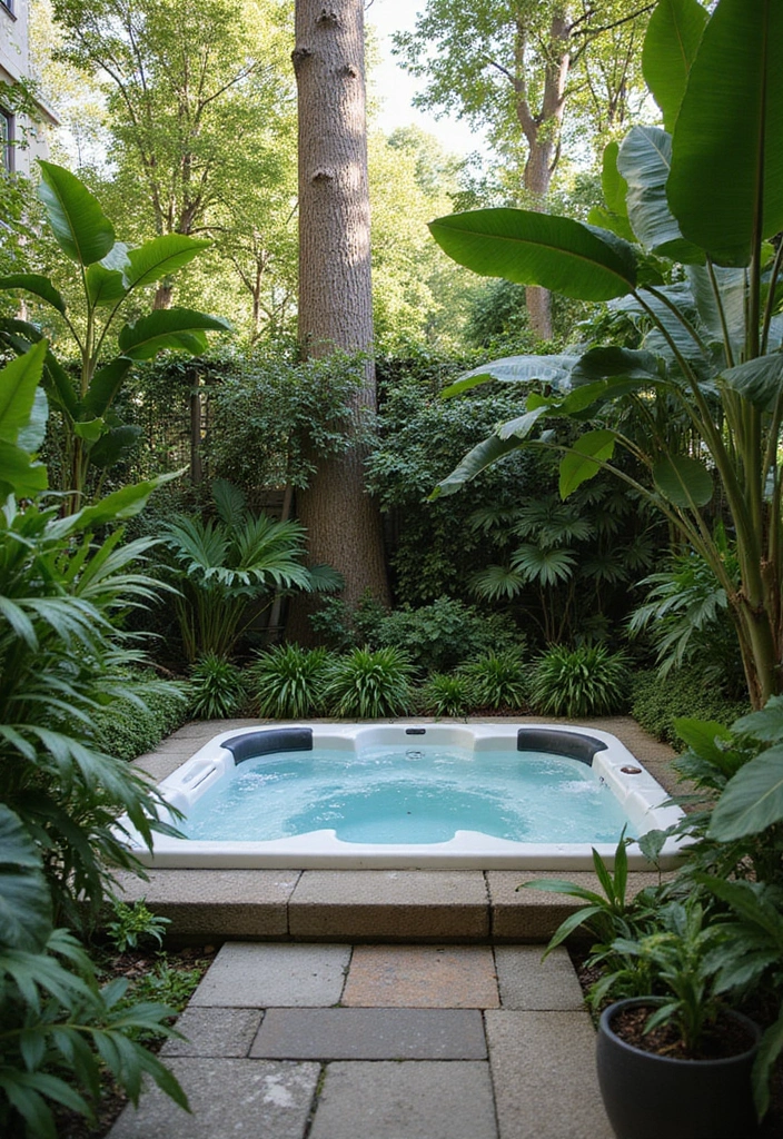 28 Backyard Jacuzzi Setups That Feel Like a Spa Retreat 28 28 Backyard Jacuzzi Setups That Feel Like a Spa Retreat 28. Urban Jungle
