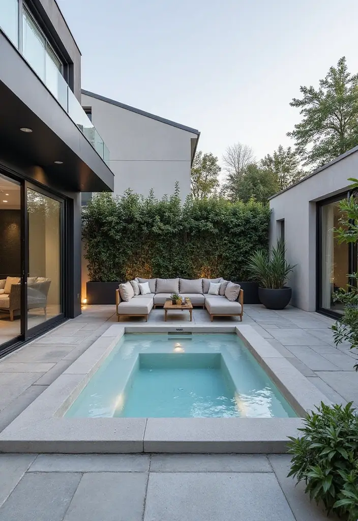 28 Backyard Jacuzzi Setups That Feel Like a Spa Retreat 5 28 Backyard Jacuzzi Setups That Feel Like a Spa Retreat 5. Modern Elegance