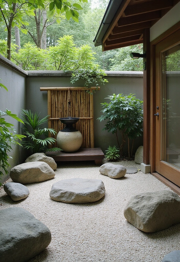 28 Backyard Living Spaces That Feel Like Outdoor Rooms 3. Zen Garden Nook