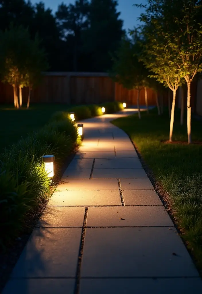 28 Backyard Modern Design Inspirations With Clean Lines 23 28 Backyard Modern Design Inspirations With Clean Lines 23. Low Impact Path Lighting
