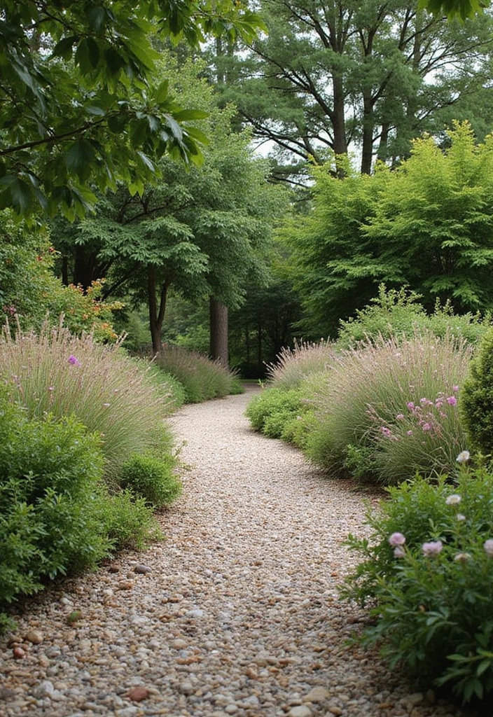 28 Backyard Sidewalk Designs That Elevate Curb Appeal 1 28 Backyard Sidewalk Designs That Elevate Curb Appeal - 1. Rustic Pebble Pathways