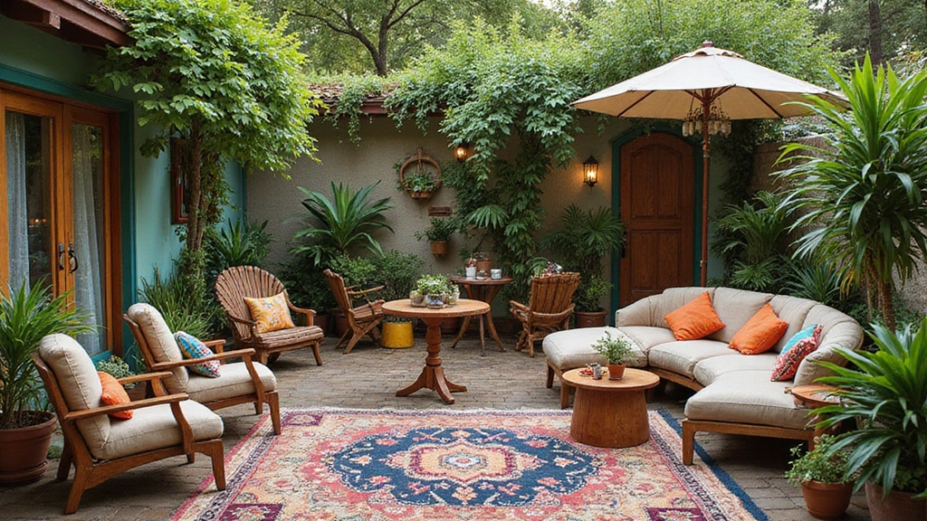 28 Boho Backyard Inspirations Full of Color and Life